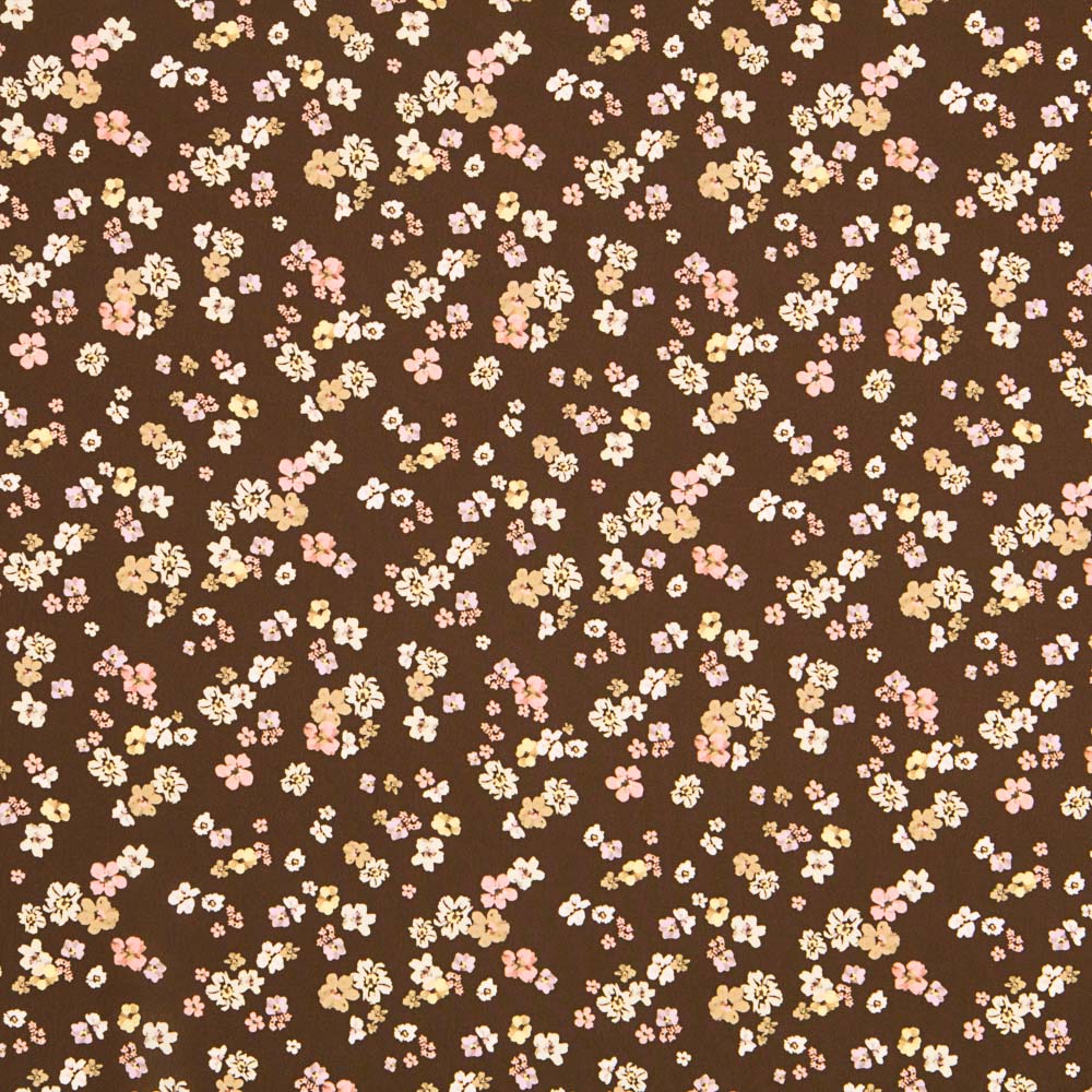 Tissu Floral Kaki - Ribes y Casals