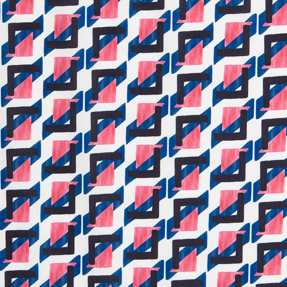 Polyester Plat Croix Fuschia - Ribes y Casals