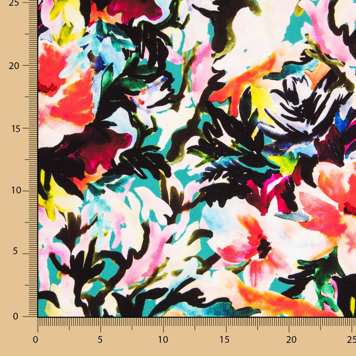 Retal Plana Poliéster Fina Trazos 75x140 cm - Ribes y Casals