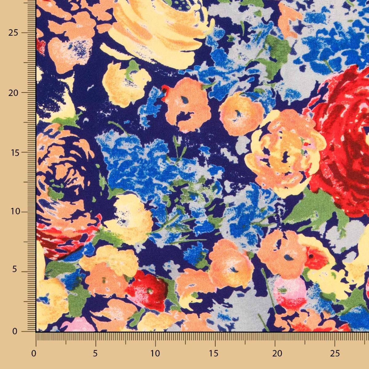 Polyester Plat Floral Vif - Ribes y Casals