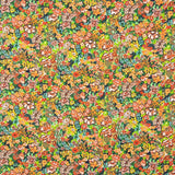 Tissu Plat Peinture Fleurs Polyester - Ribes y Casals