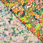 Tissu Plat Peinture Fleurs Polyester - Ribes y Casals