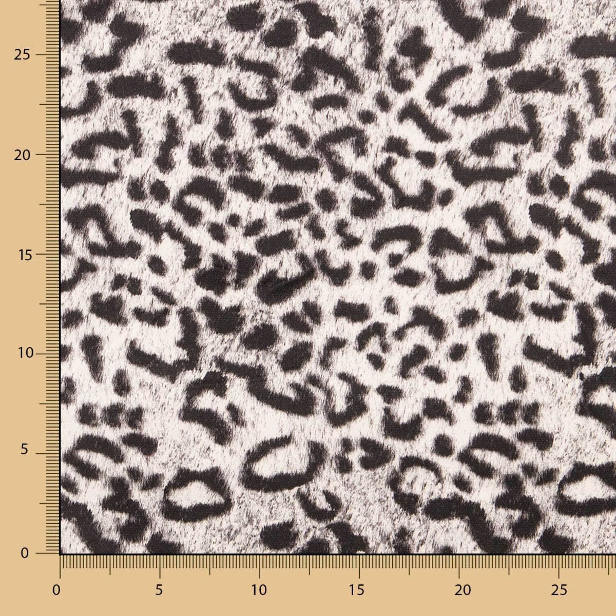 Satin Polyester Léopard Gris - Ribes y Casals