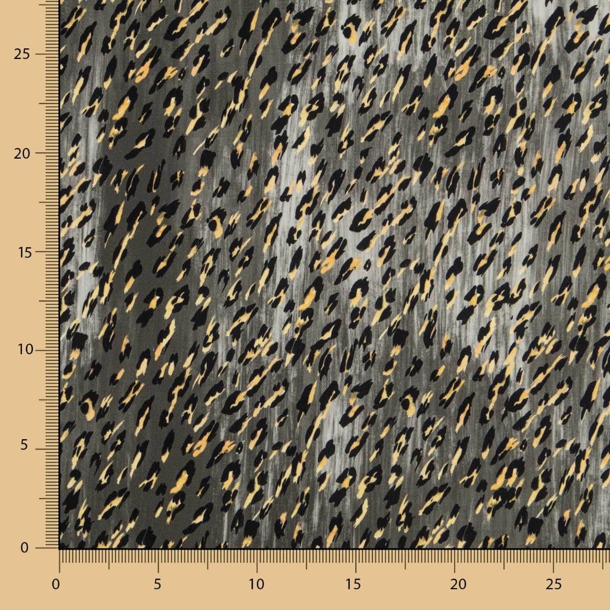 Polyester Plat Léopard Gris - Ribes y Casals