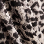 Satin Polyester Léopard Gris - Ribes y Casals