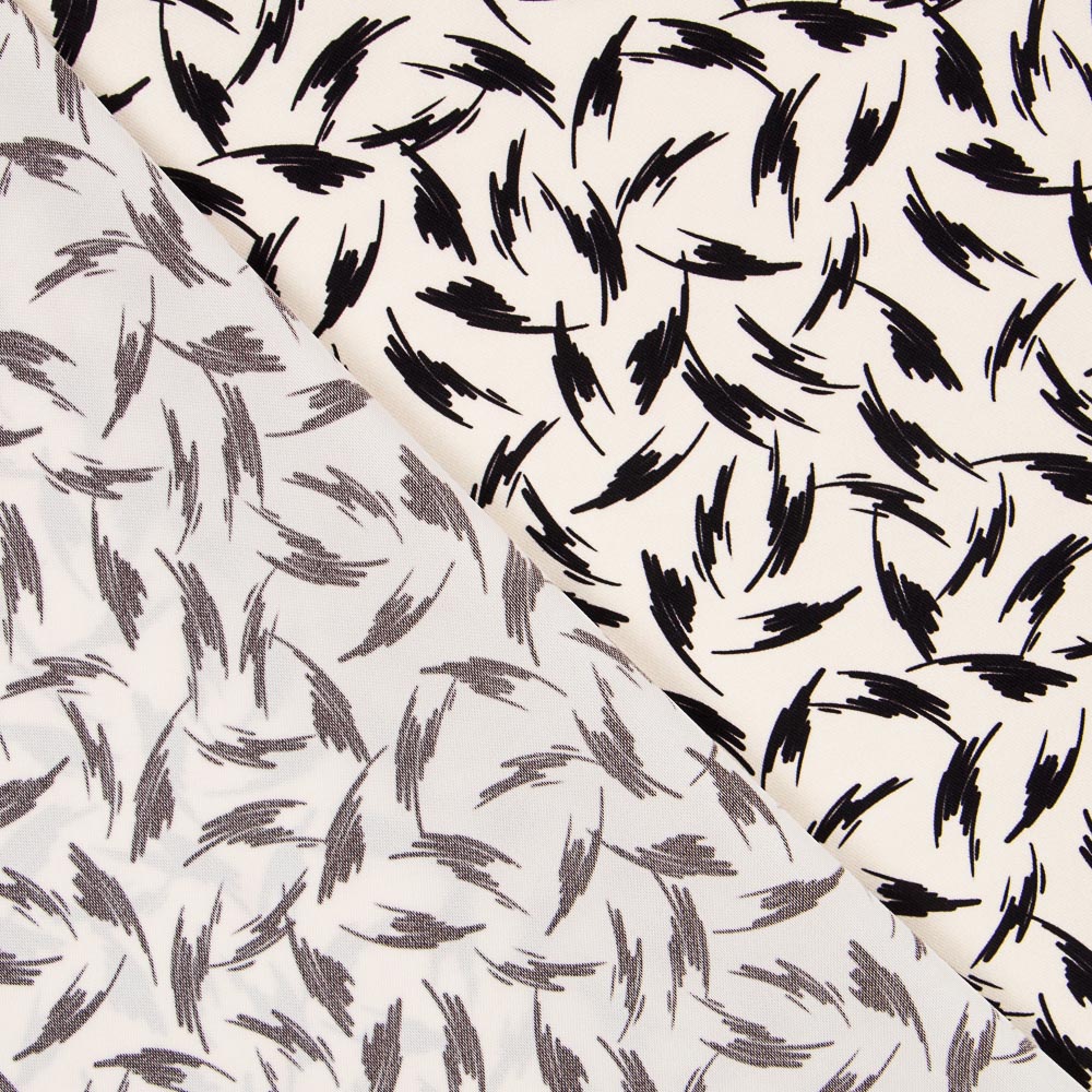 Plana Polyester Traits Noir - Ribes y Casals