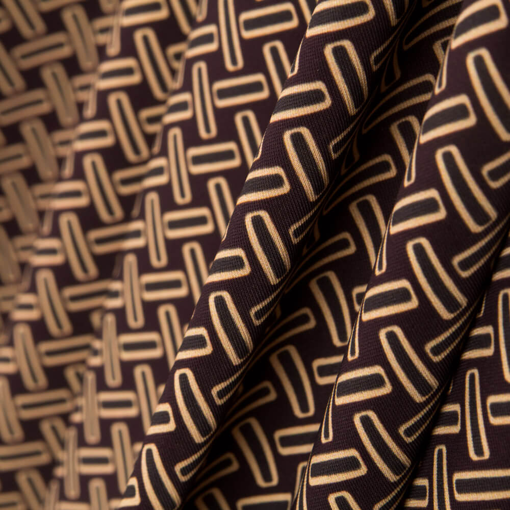 Polyester Plat Croix Marron - Ribes y Casals