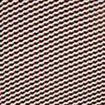 Polyester Plat Géo Marron - Ribes y Casals