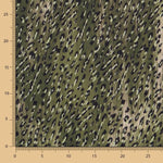 Polyester Plat Léopard Vert - Ribes y Casals