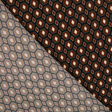 Spandex Mode Mosaïque Marron - Ribes y Casals