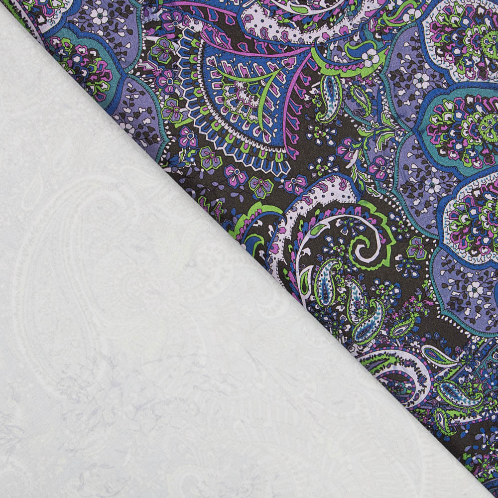 Viscose Spandex Plat Cachemire Violet - Ribes y Casals