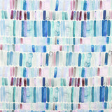 Viscose Spandex Géométrique Bleu - Ribes y Casals
