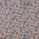 Spandex Plat Viscose Petite Fleur Bleu - Ribes y Casals