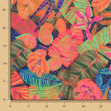 Tissu Plat Stretch Tropical Fuchsia - Ribes y Casals