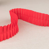 Polyester Plissé Rouge 30mm - Ribes y Casals