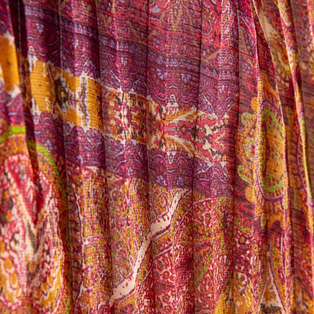 Mousseline plissée Bambula Pasley Grana - Ribes y Casals