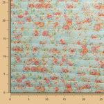 Mousseline Plissé Bambula Primavaera Aqua - Ribes y Casals