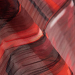 Tissu Gaze Plissée Géo Rouge - Ribes y Casals
