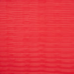 Tissu Gaze Plissé Polyester Rouge - Ribes y Casals