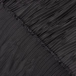 Tissu Satiné Polyester Noir Plissé - Ribes y Casals