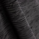 Tissu Satiné Polyester Noir Plissé - Ribes y Casals