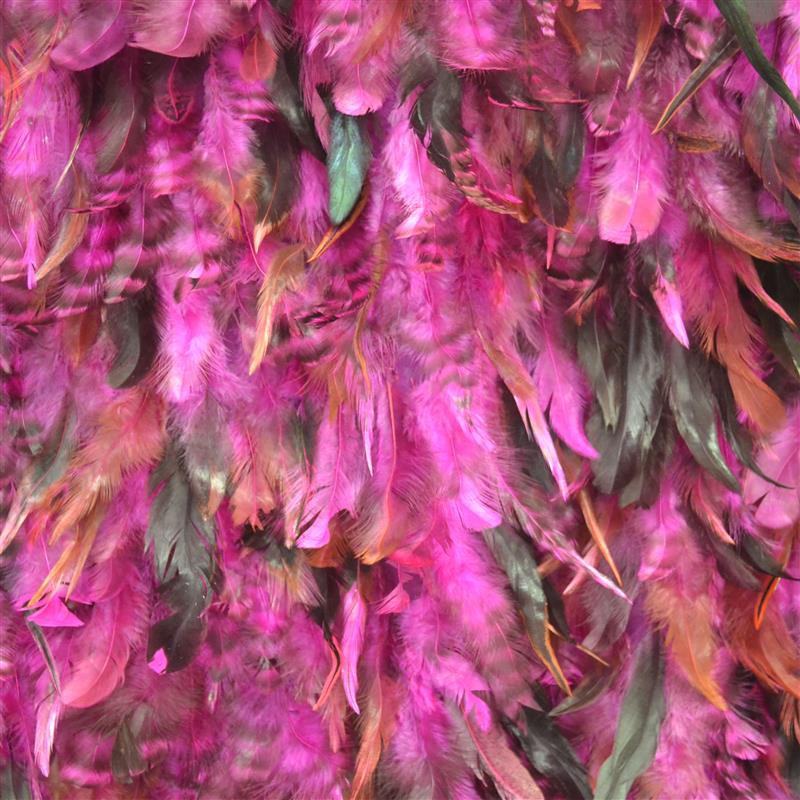 Fantaisie Plumes Fuchsias - Ribes y Casals