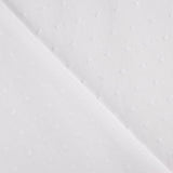 Retal Plumeti Algodón Blanco 65x140 cm - Ribes y Casals