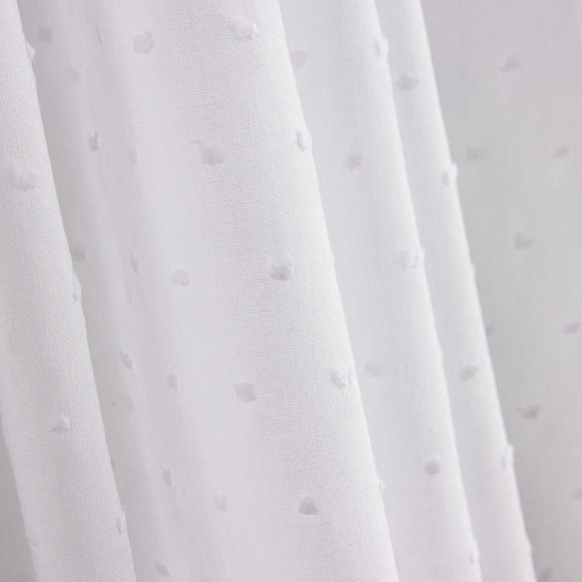 Retal Plumeti Algodón Blanco 65x140 cm - Ribes y Casals