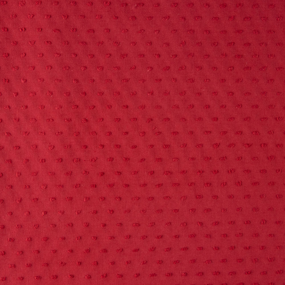 Plumeti Algodón Rojo Rubí - Ribes y Casals