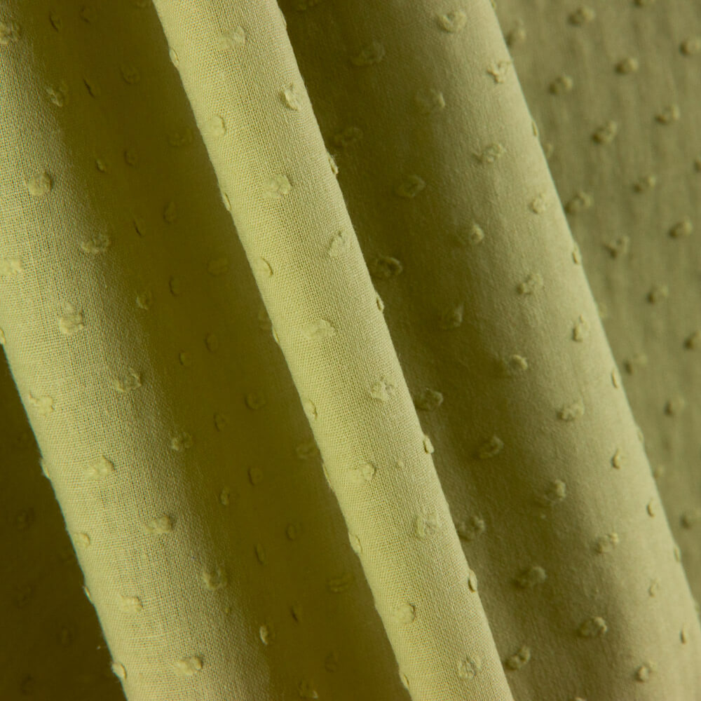 Plumeti Algodón Verde Caqui - Ribes y Casals