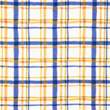 Polaire Mouton Carreaux Bleu et Écru - Ribes y Casals