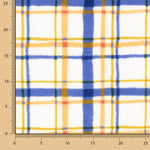 Polaire Mouton Carreaux Bleu et Écru - Ribes y Casals