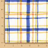 Polaire Mouton Carreaux Bleu et Écru - Ribes y Casals