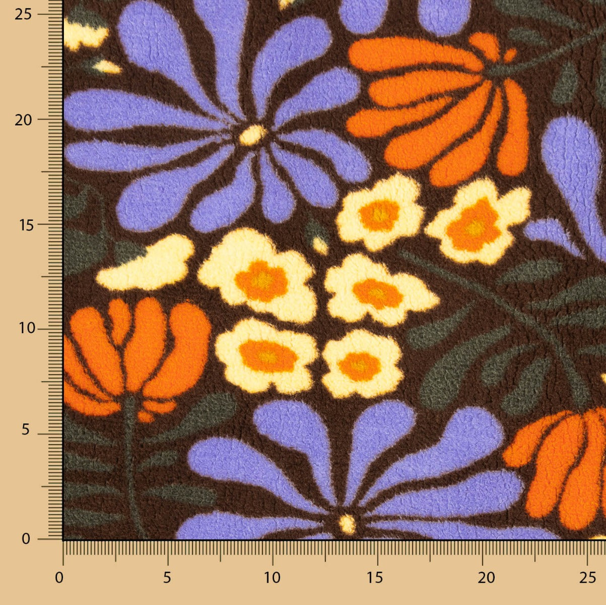 Polaire Mouton Imprimé Floral - Ribes y Casals