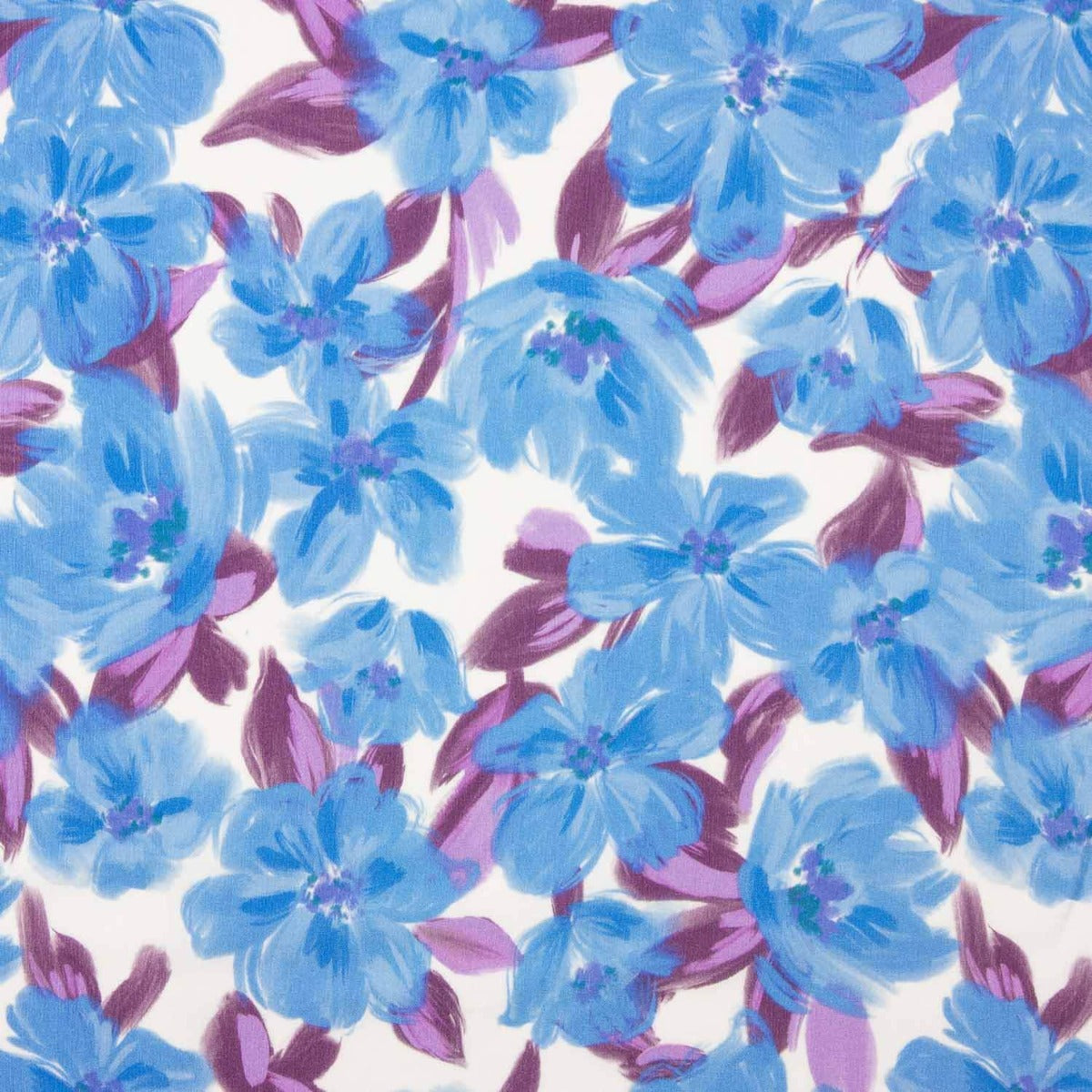 Bluish Flower viscose - Ribes y Casals