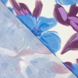 Bluish Flower viscose - Ribes y Casals