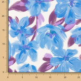 Bluish Flower viscose - Ribes y Casals