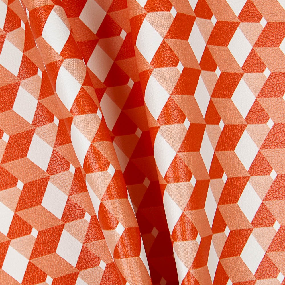 Cuir Synthétique 3d Orange - Ribes y Casals