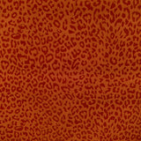Similicuir Daim Synthétique Léopard Orange - Ribes y Casals