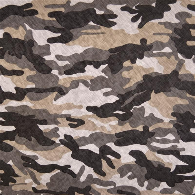 Similicuir Camouflage Marrons - Ribes y Casals