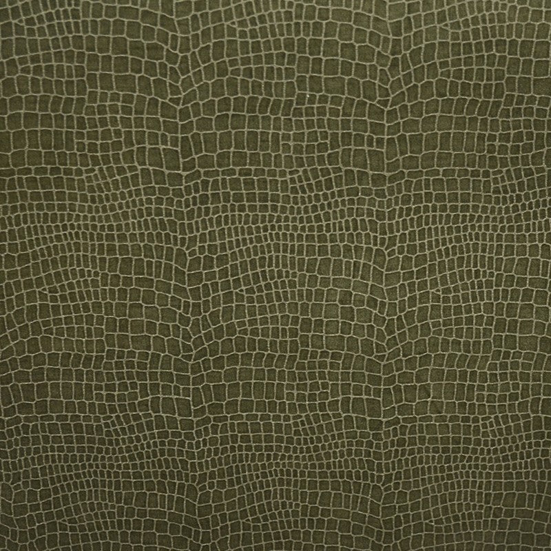 Similicuir Écailles Serpent Vert Feuille - Ribes y Casals