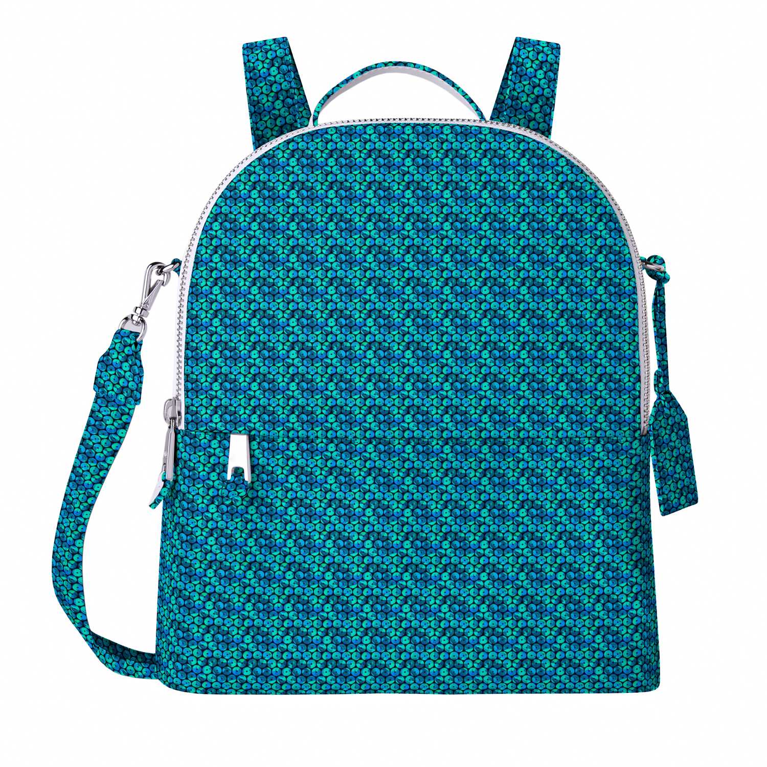 Similicuir Turquoise Paillettes Fantaisie - Ribes y Casals