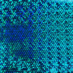 Similicuir Turquoise Paillettes Fantaisie - Ribes y Casals