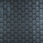 Cuir Métallisé Crâne Turquoise - Ribes y Casals