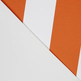 Similicuir Nautique Rayures Orange - Ribes y Casals