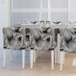 Tissu Similicuir Palmiers Noir - Ribes y Casals