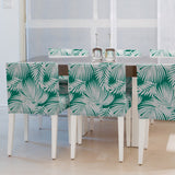 Tissu Similicuir Palmiers Vert - Ribes y Casals