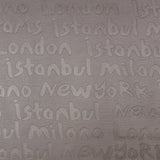 Similicuir Relief Cities Acier - Ribes y Casals