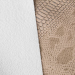 Similicuir Reptile Beige - Ribes y Casals