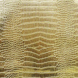 Similicuir Tapisserie Reptile Or - Ribes y Casals